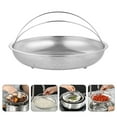 thumbnail image 1 of BESTYASH Thickened Material Steamer Basket Vegetable Steamer Silver 1Pack, 1 of 8