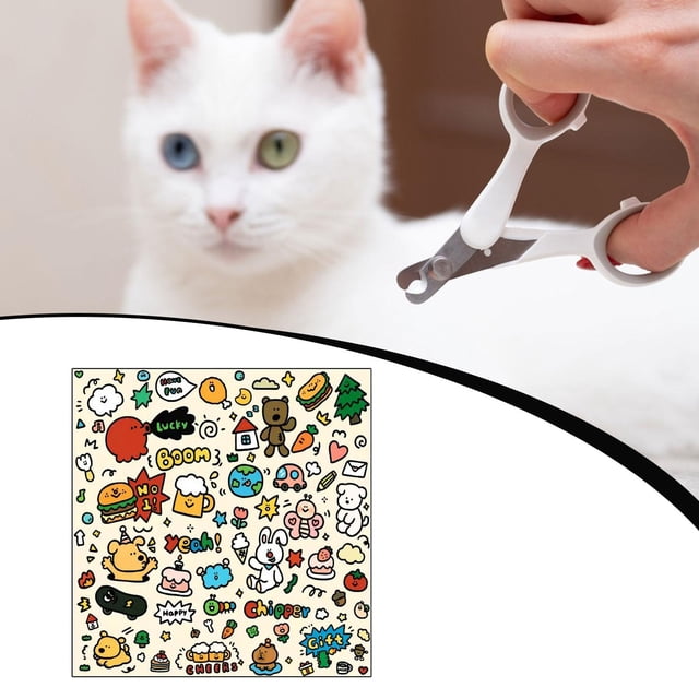 calmante para el cuidado de gatos, autoadhesiva, con estampados bonitos, para cepillarse los dientes, de tela suave, versátil y para cortar las 35 cm x 35 cm