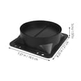 thumbnail image 2 of CATIEBYE Backdraft Damper Range Hood Parts Black ABS Ideal For Homeowners And Restaurant Cooking 1Pack, 2 of 8