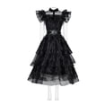 thumbnail image 2 of Vestido de cosplay con cinturón Disfraz de cosplay para niños (5T 110cm Niño + Bolsa), 2 of 6