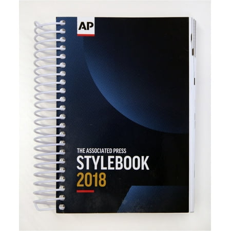 2018 AP Stylebook Spiral Bound Associated Press Media Law Style Book