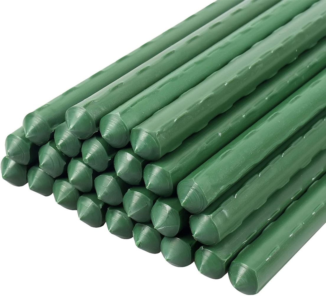 Plastic Coated Metal Garden Stakes Fasci Garden