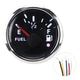 thumbnail image 1 of Fuel Level Meter Fuel Level Display Multi-function Boat Meter 2in Fuel Level Gauge Intelligent Alarm IP67 Waterproof Marine Auto Instrument 316 Stainless Steel, 1 of 8
