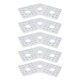 thumbnail image 4 of 5 pcs Hole Grid Plates Aluminum Alloy Hole Pattern Bracket for Robots Technical Equipment Connection, 4 of 5