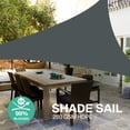 thumbnail image 3 of 10' x 10' x 14' Triangle Waterproof Sun Shade Sail Outdoor Canopy Cover UV Block for Backyard Porch Pergola Deck Garden Patio with Free Rope, 3 of 8