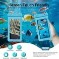 thumbnail image 7 of GAOBAO Waterproof Phone Pouch, IPX8 Cell Phone Dry Bag Case with Lanyard, Compatible with iPhone/Samsung, Up to 8.3", 2 Pack, 7 of 7