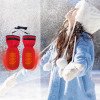 Guantes calefactables recargables con cremallera y batería. Guantes cálidos para trabajar al aire libre, resistentes al viento. Regalos de Navidad.
