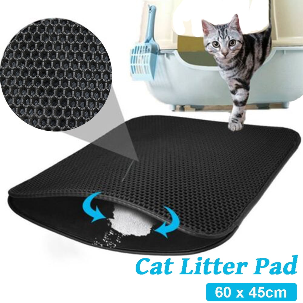 Cat Litter Mat EVA Pet Pad Foam Rubber Rug (Size: 45x60cm ...