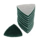 thumbnail image 5 of 10 almohadillas abrasivas triangulares de fibra de nailon para limpieza y fregado. 240 grueso, 5 of 9