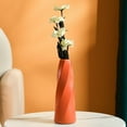 thumbnail image 2 of Flower Vase Promotion Sale! Nomeni New Pattern Nordic Flower Vase Imitation Ceramic Flower Pot Plastic Ornament Home Decor, Home Decor Clearance Sale Red, 2 of 2