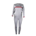 thumbnail image 2 of MintLimit Women's Sports Outfits Set 2 Piece Tracksuits Workout Sweatsuits Long Sleeve Solid and Striped Tops and Pants, 2 of 6