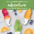 thumbnail image 5 of Tovolo Silicone Popsicle Molds with Sticks (Ocean Friends) - Ice Pop Molds with 4 Cavities for Homemade Flavored Ice Pops & Frozen Snacks - Popsicle Maker with Drip-Guards, Dishwasher Safe & BPA-Free, 5 of 7