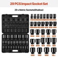 thumbnail image 3 of Juego de Dados de Impacto 29 pzas, 3/4" 6 Puntas, CR-MO, Rango SAE 3/4" a 2-1/2", con Estuche, 3 of 6