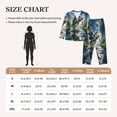 thumbnail image 4 of Sikiie Largemouth Bass Jumping Out of The Water Pajamas Set Long Sleeve Sleepwear Womens Button Down Nightwear Pj Sets-X-Large, 4 of 7