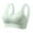 Green, variant on Womens Wireless Rib Knit Bras No Underwire Seamless Push up Bralette Full Cup Soft Comfortable Lingerie