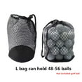 thumbnail image 7 of Yesfashion Sports Mesh Net Bag Black Nylon golf bags Golf Tennis 16/32/56 Ball Carrying Drawstring Pouch Storage bag (not include balls), 7 of 7