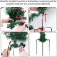 thumbnail image 3 of Relleno de maceta navideña artificial - Decoraciones navideñas para macetas - Maceta navideña LED para exteriores con luces preiluminadas - Plantar árboles de Navidad en el patio, 3 of 5
