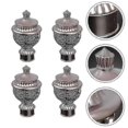 thumbnail image 5 of 4pcs Roman Rod Hollow-out R Ain Rod Rative ( ), 5 of 5