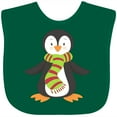 thumbnail image 3 of Inktastic Cute Penguin, Little Penguin, Penguin with Scarf Boys or Girls Baby Bib, 3 of 4
