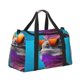 thumbnail image 2 of Balery Lizard With Sunglasses Colorful Bolsa de Gimnasio para Mujeres, Bolsa de Viaje con Bolsillo Húmedo, Bolsa de Fin de Semana para Mujeres, Bolsa de Viaje Resistente al Agua, 2 of 7