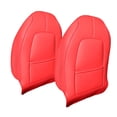 thumbnail image 1 of 1 par de protectores de patadas traseras de asiento de tamaño completo para Model Y Rojo Zulema Almohadilla antigolpes, 1 of 8