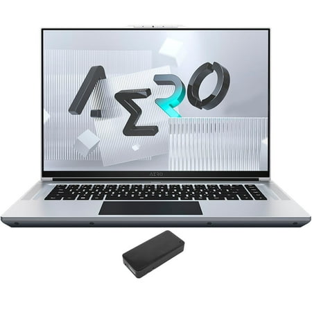 GIGABYTE AERO 16 Gaming & Entertainment Laptop (Intel i7-12700H 14-Core, 16GB RAM, 2x512GB PCIe SSD (1TB), GeForce RTX 3070 Ti, 16.0" 60Hz 4K (3840x2400), WiFi, Win 11 Home) with USB-C Dock