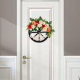 thumbnail image 1 of Corona de primavera Guirnalda artificial Corona de otoño artificial Todos los años Corona floral para decoración de fiesta de porche Decoración del, 1 of 5