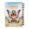thumbnail image 2 of Welcome Spring Fairy Great Dane in Flower Meadow Spiral Bound Journal Danes Dog Lover Gifts 5x7in Spiral Notebook - 13002, 2 of 5