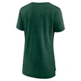 thumbnail image 3 of Women's Fanatics Hunter Green Milwaukee Bucks League Leader Tri-Blend T-Shirt, 3 of 3