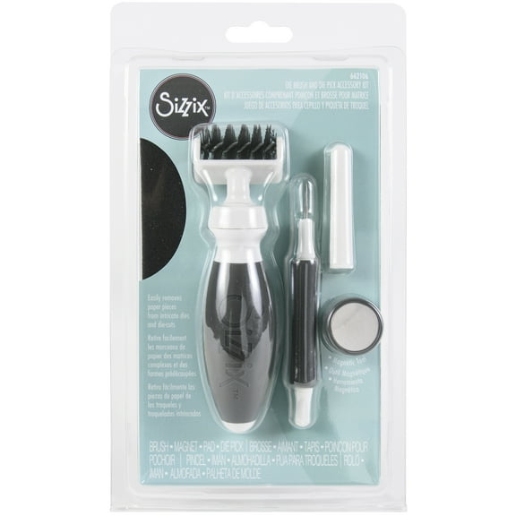 Sizzix Making Tool Accessory Kit Die Brush & Pick Accy Kit (White)