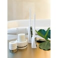 thumbnail image 4 of White Marble Rainbow Pearl Hurricane Candle Holder, 4 of 5