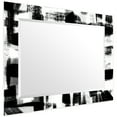 thumbnail image 4 of Empire Art Direct Jam Session Rectangular Beveled Mirror on Free Floating Printed Tempered Art Glass - Clear - 40" x 30", 4 of 9