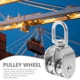 thumbnail image 3 of unbranded Polea Doble Resistente De Acero Inoxidable Para Levantar Y Remolcar Con Giratorio, 3 of 8