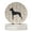 Multicolor, variant on Great Dane Merry Christmas Large Sandstone Coasters Pack of 4 4 in x 4 in