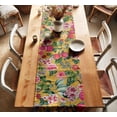 thumbnail image 2 of Vargottam Twill Cotton Table Runner Premium Fruit Print Print Table Decor Soft & Durable, 14-Inch Wide Machine Washable For Boho, Farmhouse, Rustic Interiors, 2 of 6