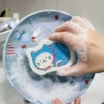thumbnail image 6 of SDFGTstore Lovely Dishwashing Sponge No Scratch Cartoon Cleaning Kitchen Scrub Sponges, 6 of 19