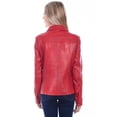 thumbnail image 2 of Scully L1024-97-M Women Snap Front Jacket, Red Lamb - Medium, 2 of 2