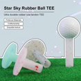 thumbnail image 2 of Rubber Golf Tees Wear Resistant Unique Texture Compact Size Premium Indoor Outdoor Practice Golf Tee, 2 of 5