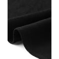 thumbnail image 5 of INSPIRE CHIC Women's Casual Cardigan 3/4 Sleeves Loose Fit Solid Color Linen Shrug XL Black, 5 of 6