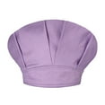 thumbnail image 1 of Unisex Solid Color Cap Kitchen Catering Oil Proof Chef Hat Bouffant Hat, 1 of 2