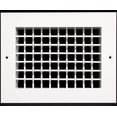thumbnail image 1 of 10"w X 4"h Aluminum Double Deflection Adjustable Air Supply HVAC Diffuser - Full Control Vertical/Horizontal Airflow Direction - Vent Duct Cover [Outer Dimensions: 11.6"w X 5.6"h], 1 of 4