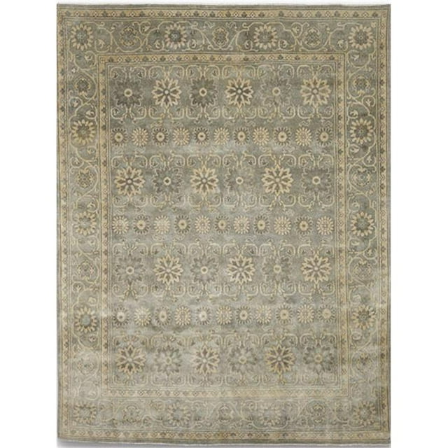 Amer ANA70912 9 x 12 ft. Anatolia Traditional Design Hand-Knotted Rug, Gray