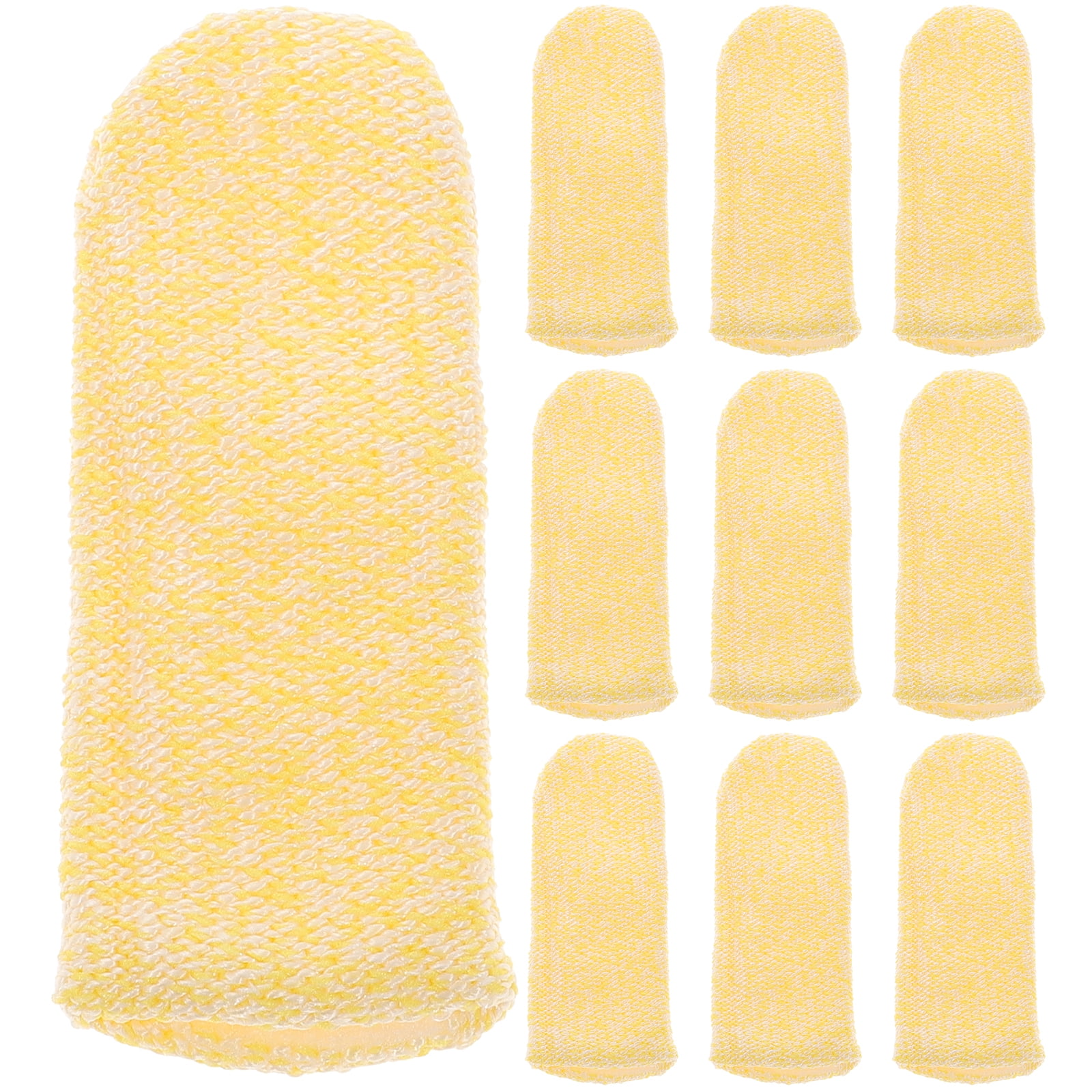 10pcs Finger Cot Cut Resistant Finger Guard Protector For Kitchen