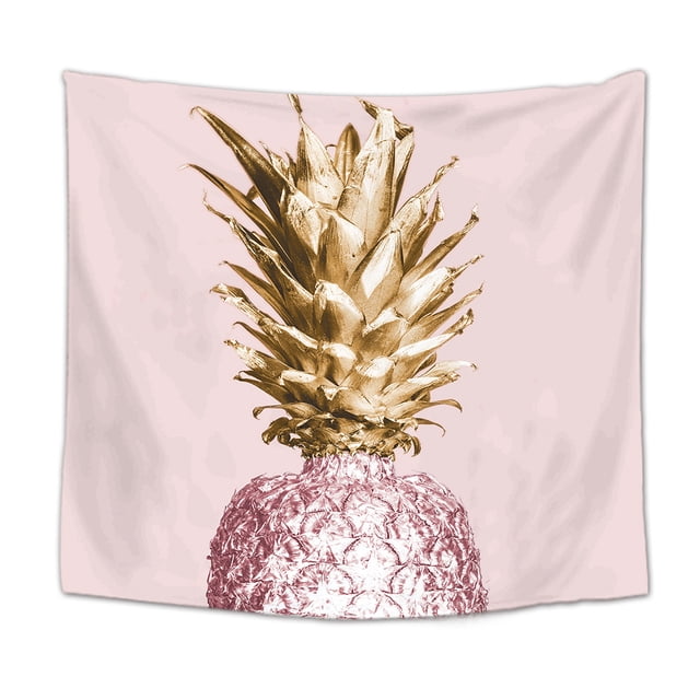 Tapicería de pared con forma de piña, microtela, 150 x 130 cm