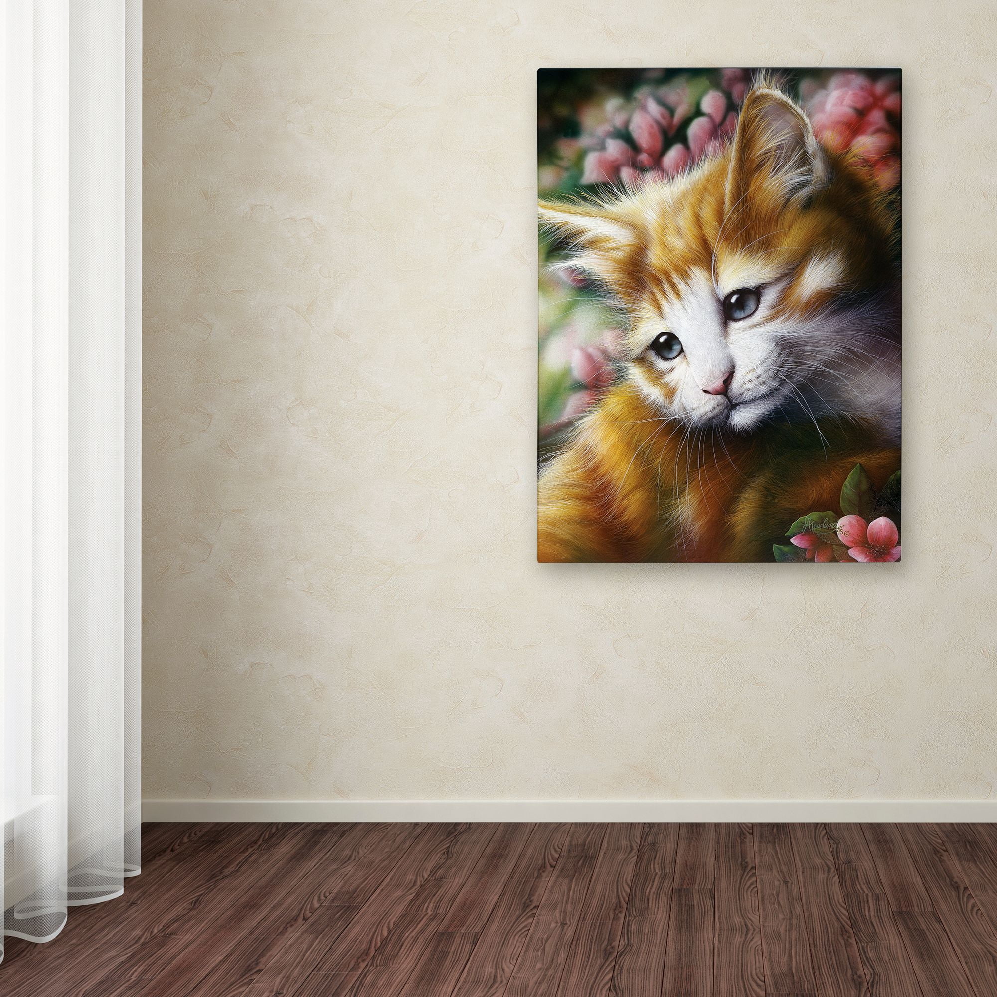 Trademark Fine Art 'Buttercup' Canvas Art by Jenny Newland