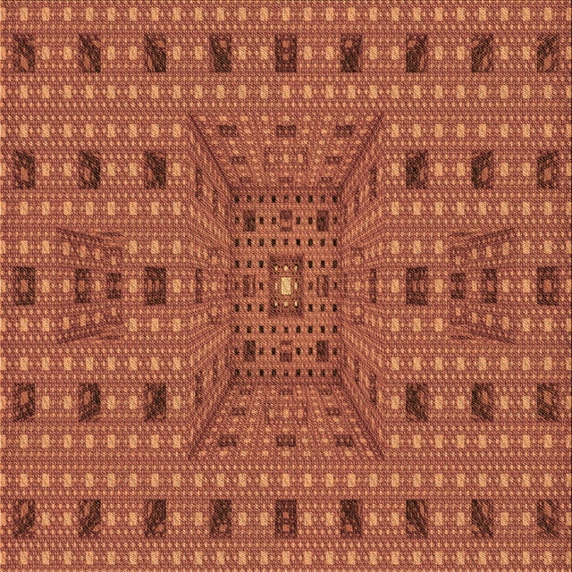 Ahgly Company Machine Washable Indoor Square Transitional Bright Orange Area Rugs, 6' Square