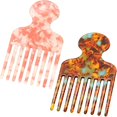 thumbnail image 1 of wonim44 2 Pack Afro Pick & Hair Pick Comb - Versatile Styling Tool, Ideal for All Hair Types, Lightweight & Portable, Beautiful Design, Easy to Use, 1 of 1