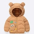 thumbnail image 5 of XEGLSBU Boys Winter Coat Size 10-12 Boys Lightweight Warm Down Padded Jacket Winter Coat for Kids with Comfortable Soft Girls Winter Coat Size 10/12 Gold Size 12-18 Months, 5 of 5