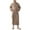 Khaki, variant on Mens Terry Cloth Kimono Robe Lightweight Soft Long Bathrobe Sleepwear Loungewear with Pockets