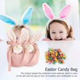 thumbnail image 2 of Embalaje Terciopelo Conejo De Pascua Bolsas De Dulces Organizador De Joyas Decoración Rosa JShteea El nuevo, 2 of 9